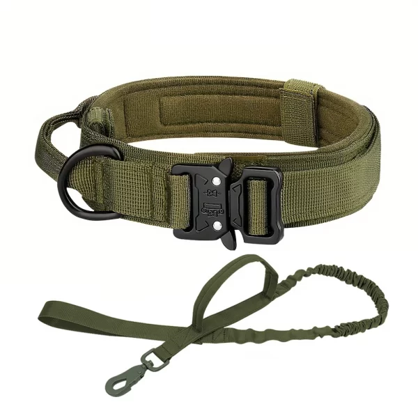 Dog Training Collar Adjustable Tactical Dog Collar And Leash Set Control Handle Pet Lead Collar For Small Big Dogs - Image 8