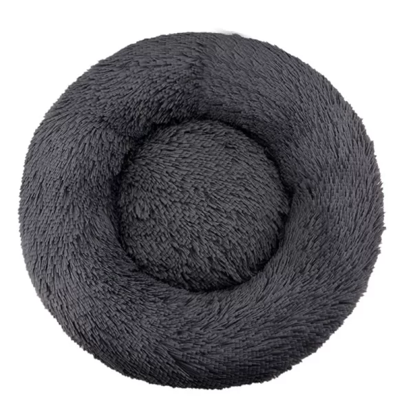 Round Dog Bed Winter Warm Cat Bed Plush Basket for Dog Washable Pet Bed for Small Medium Large Dog Sofa Cat - Image 9