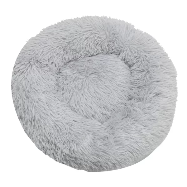 Round Dog Bed Winter Warm Cat Bed Plush Basket for Dog Washable Pet Bed for Small Medium Large Dog Sofa Cat - Image 7