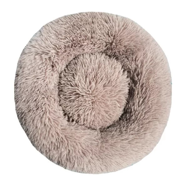 Round Dog Bed Winter Warm Cat Bed Plush Basket for Dog Washable Pet Bed for Small Medium Large Dog Sofa Cat - Image 8