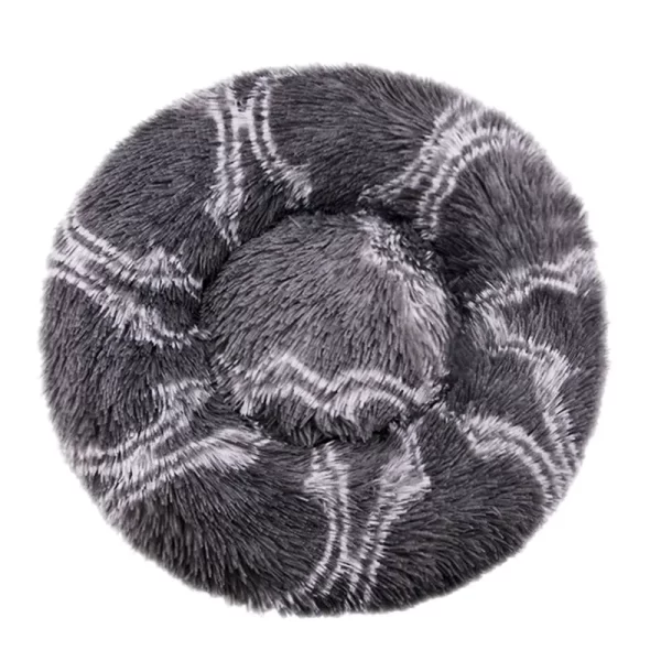 Round Dog Bed Winter Warm Cat Bed Plush Basket for Dog Washable Pet Bed for Small Medium Large Dog Sofa Cat - Image 14