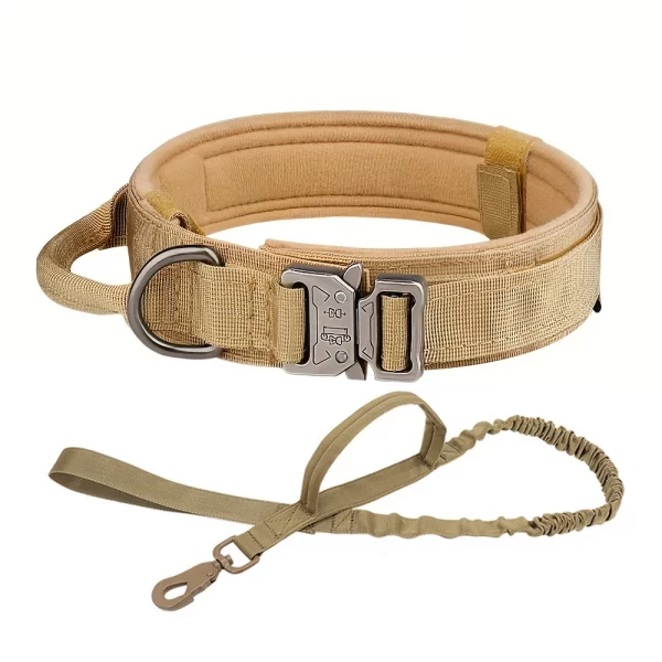 Dog Training Collar Adjustable Tactical Dog Collar And Leash Set Control Handle Pet Lead Collar For Small Big Dogs - Image 10