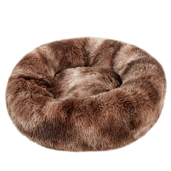 Round Dog Bed Winter Warm Cat Bed Plush Basket for Dog Washable Pet Bed for Small Medium Large Dog Sofa Cat - Image 13
