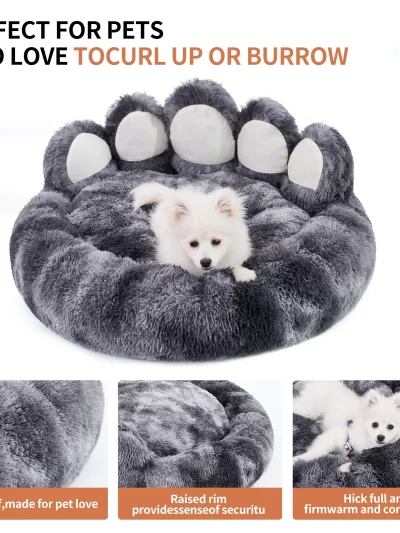 Cozy Comfy Paw Shape Dog Bed