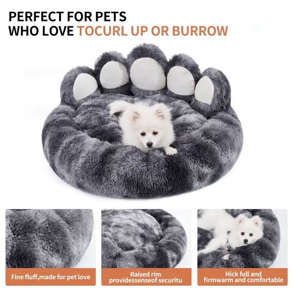 Cozy Comfy Paw Shape Dog Bed